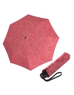 Knirps A.050 medium manual swarm coral - elegantní skládací deštník
