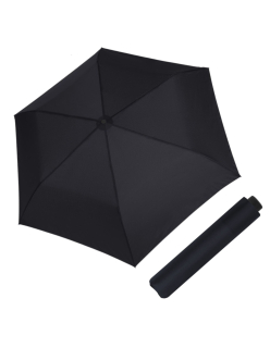 Zero large uni simply black - dámský/dětský skládací deštník