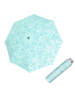 Mini Light Giardino blue - dámský skládací deštník