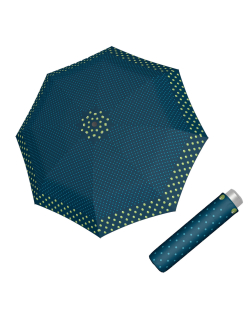 Mini Light Twinkle blue - dámský skládací deštník