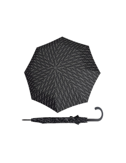 Fiber Flex AC Black&White Rings - dámský holový vystřelovací deštník