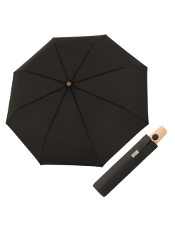 NATURE MAGIC Simple Black FSC® - dámský EKO deštník