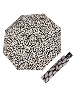 Fiber Magic Leaves taupe – dámský plně automatický deštník