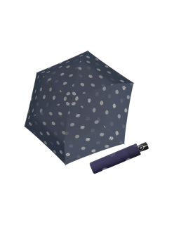 Fiber Magic Timeless Blue Dots – dámský plně automatický deštník