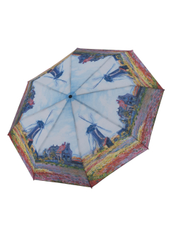Magic Mini Monet ""Větrné mlýny"" - dámský plně automatický deštník