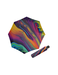Modern Art Magic Flowing Colors - dámský plně automatický deštník