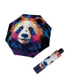 Modern Art Magic Mighty Panda - dámský plně automatický deštník