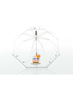 Kids Lang AC Transparent SUNSHINE - průhledný dětský holový deštník