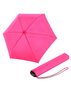 KNIRPS US.050 NEON PINK - lehký dámský skládací plochý deštník