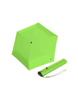 KNIRPS US.050 NEON GREEN - lehký dámský skládací plochý deštník