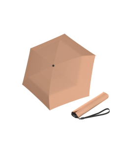 Knirps US.050 ultra light slim manual peach - lehký dámský skládací plochý deštník