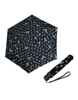 Knirps U.200 Duomatic rainyday black - elegantní dámský plně automatický deštník