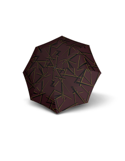 KNIRPS A.200 MEDIUM Kombat Chianti - elegantní dámský plnoautomatický deštník