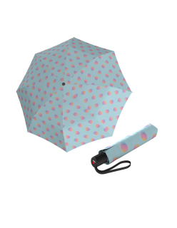 KNIRPS A.200 MEDIUM DUOMATIC Magicdots Sky - elegantní dámský plnoautomatický deštník