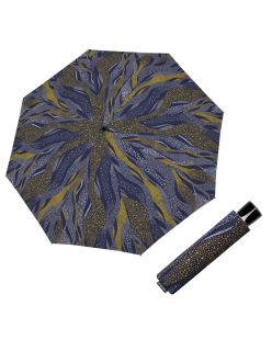 Mini Fiber Whisper blue - dámský skládací deštník